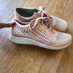 Dansko Women's Charlie Rose Pink Casual Lace-Up Sneakers - Size 38/7.5 To 8